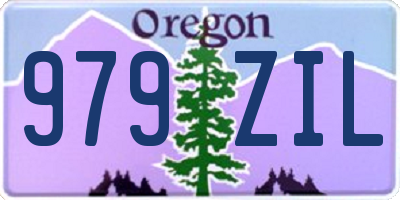 OR license plate 979ZIL