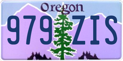 OR license plate 979ZIS