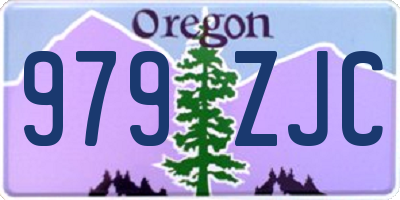 OR license plate 979ZJC