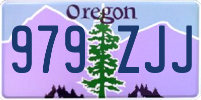 OR license plate 979ZJJ