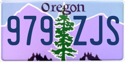 OR license plate 979ZJS