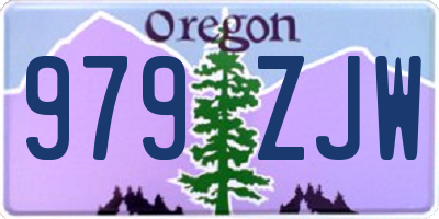 OR license plate 979ZJW