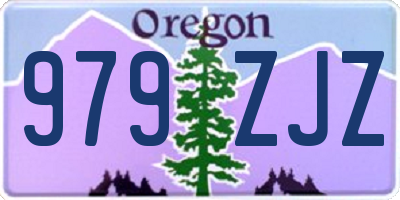 OR license plate 979ZJZ