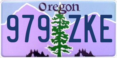 OR license plate 979ZKE