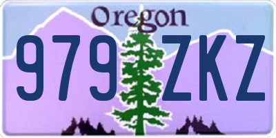OR license plate 979ZKZ