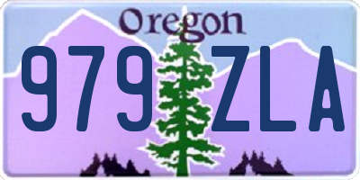 OR license plate 979ZLA