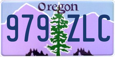 OR license plate 979ZLC