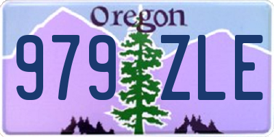 OR license plate 979ZLE