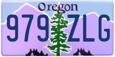 OR license plate 979ZLG