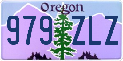 OR license plate 979ZLZ