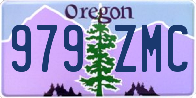 OR license plate 979ZMC