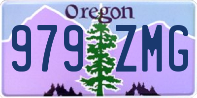 OR license plate 979ZMG