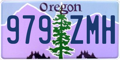 OR license plate 979ZMH