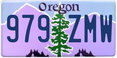 OR license plate 979ZMW