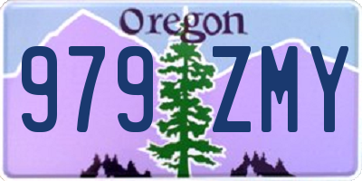 OR license plate 979ZMY