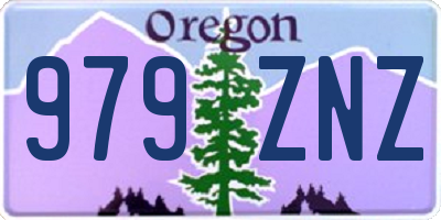 OR license plate 979ZNZ