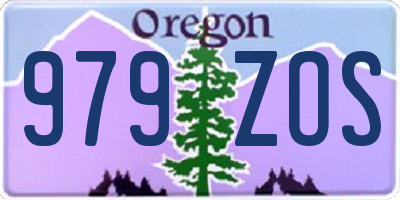 OR license plate 979ZOS