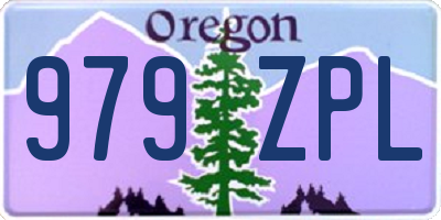 OR license plate 979ZPL