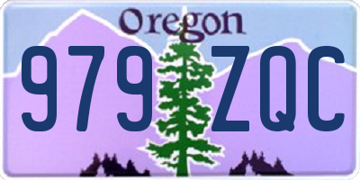 OR license plate 979ZQC