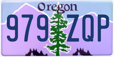 OR license plate 979ZQP