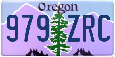 OR license plate 979ZRC