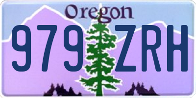 OR license plate 979ZRH