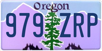 OR license plate 979ZRP