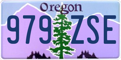 OR license plate 979ZSE