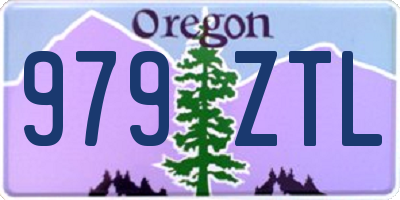 OR license plate 979ZTL