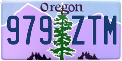 OR license plate 979ZTM
