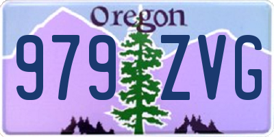 OR license plate 979ZVG