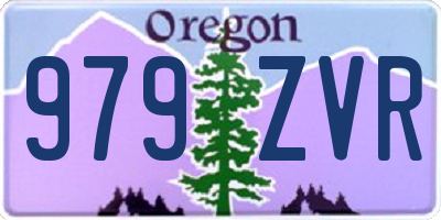 OR license plate 979ZVR