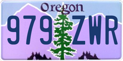 OR license plate 979ZWR