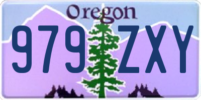 OR license plate 979ZXY