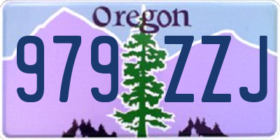 OR license plate 979ZZJ