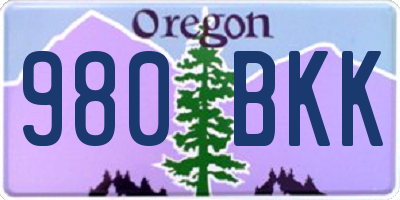 OR license plate 980BKK