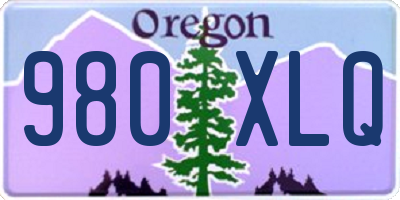 OR license plate 980XLQ