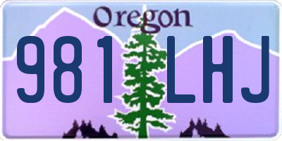 OR license plate 981LHJ