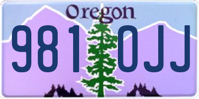 OR license plate 981OJJ