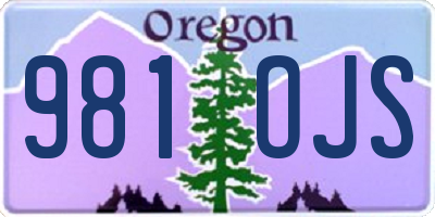 OR license plate 981OJS