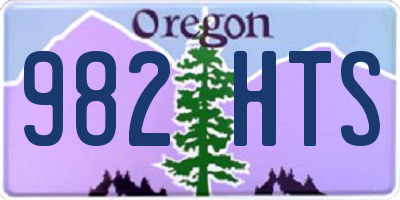 OR license plate 982HTS