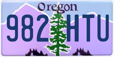 OR license plate 982HTU