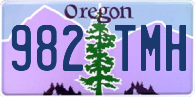 OR license plate 982TMH