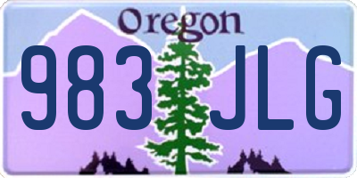 OR license plate 983JLG