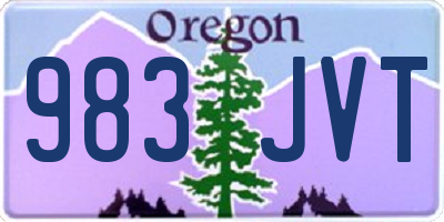 OR license plate 983JVT