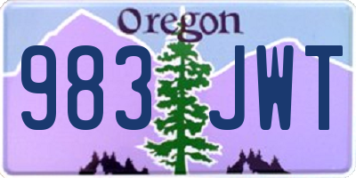 OR license plate 983JWT