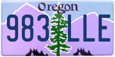OR license plate 983LLE