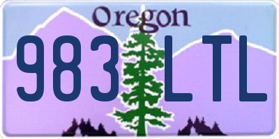 OR license plate 983LTL