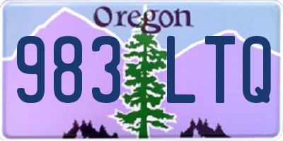 OR license plate 983LTQ