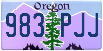 OR license plate 983PJJ